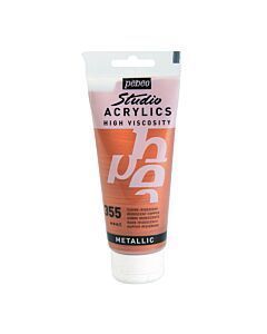 ACRYLIC STUDIO TUBE DE 100ml CUIVRE IRIDESCENT "PEBEO" REF: 832355
