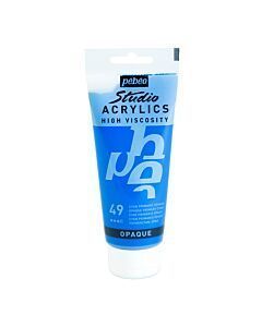 ACRYLIC STUDIO TUBE DE 100ml CYAN PRIMAIRE "PEBEO" REF: 831049