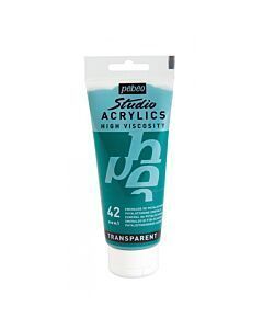 ACRYLIC STUDIO TUBE DE 100ml EMERAUDE PHTALOCYANINE "PEBEO" REF: 831042