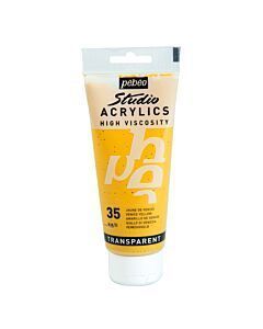 ACRYLIC STUDIO TUBE DE 100ml JAUNE DE VENISE "PEBEO" REF: 831035