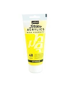 ACRYLIC STUDIO TUBE DE 100ml JAUNE PRIMAIRE "PEBEO" REF: 831048