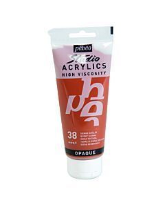 ACRYLIC STUDIO TUBE DE 100ml SIENNE BRULEE "PEBEO" REF: 831038