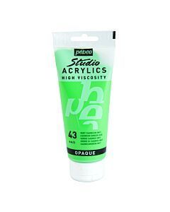 ACRYLIC STUDIO TUBE DE 100ml VERT CADMIUM IMITATION "PEBEO" REF: 831043