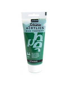 ACRYLIC STUDIO TUBE DE 100ml VERT HOOKE "PEBEO" REF: 831044